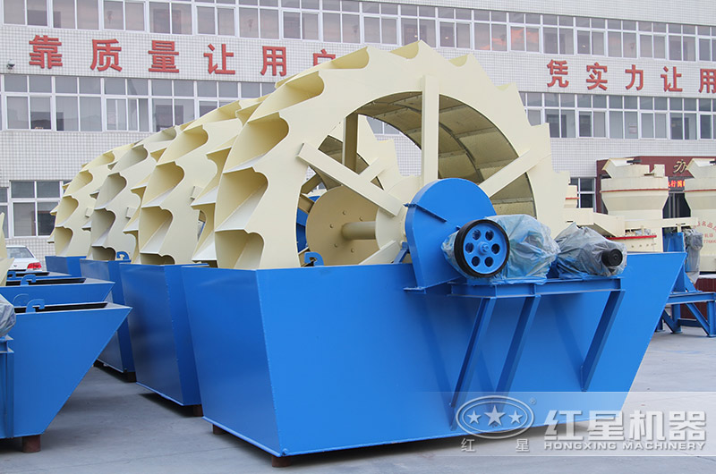 輪斗式洗砂機(jī)款型多樣，單輪、雙輪、三輪這都有