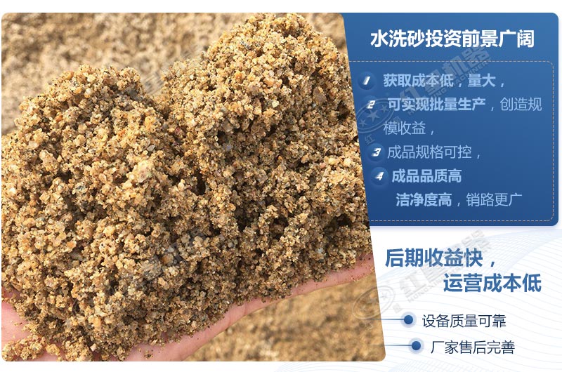 石粉洗出來的砂怎么樣？洗沙設備多少錢一臺？