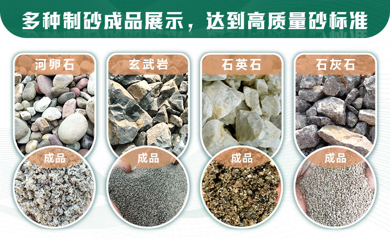 什么樣的石頭適合制砂？制沙生產(chǎn)線如何配置？